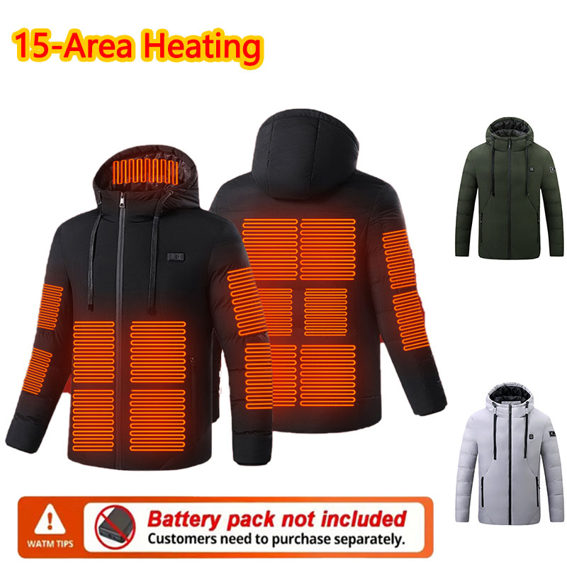 Outdoor Sport Coat - Kurtka zimowa z podgrzewaniem, 15 stref