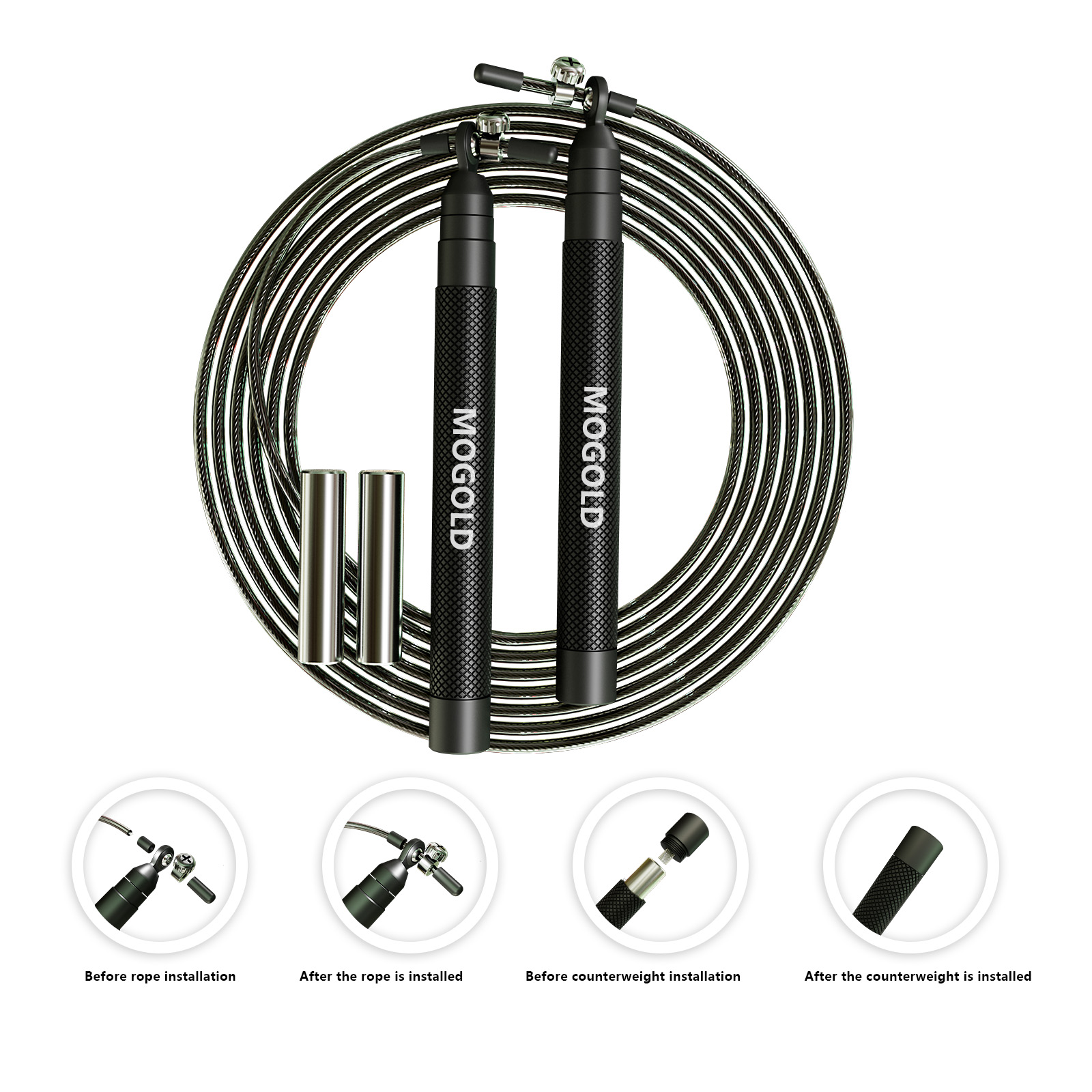 Crossfit ważona skakanka siłow – Speed Skipping Rope recenzja i cena