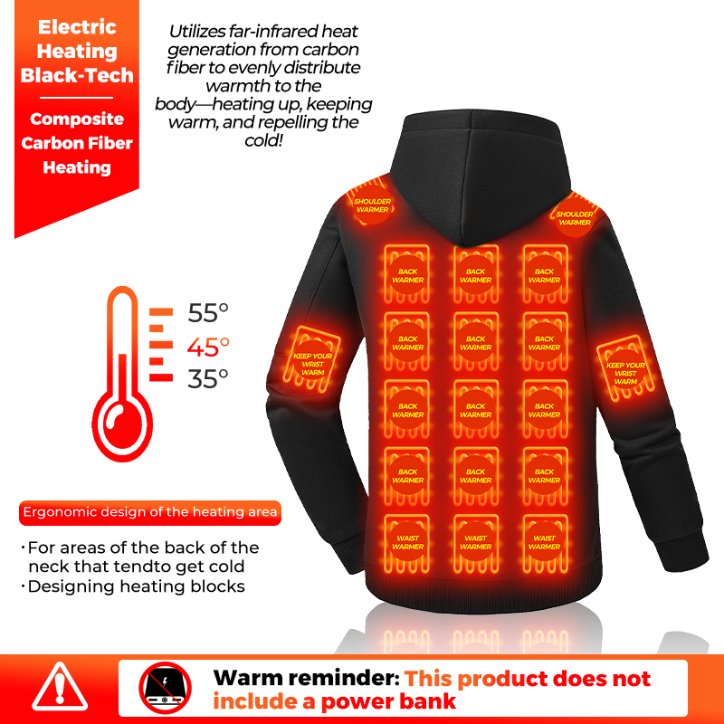 Bluza z podgrzewaną kapturem,  – Outdoor Sport Coat recenzja i cena