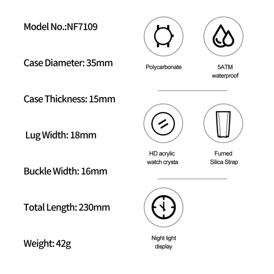 Oryginalny zegarek damski NAVI – Outdoor Sport Lights recenzja i cena