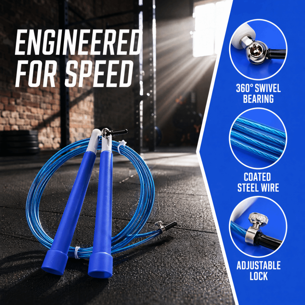 Wytrzymała stalowa lina do ska – Speed Skipping Rope recenzja i cena